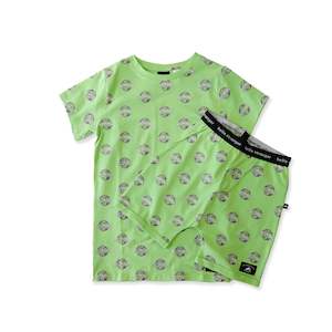 Hello Stranger Boys Summer PJs Lime