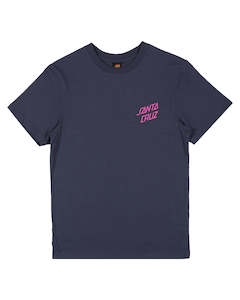 Santa Cruz Johnson Beast Dot Stack Tee Navy