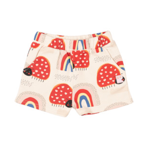 Rock Your Kid Love Bug Rainbow Shorts