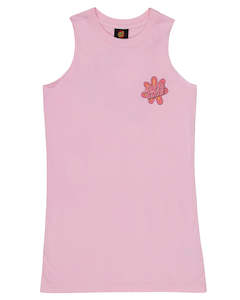 Santa Cruz Vibes Chest Muscle Dress Pink