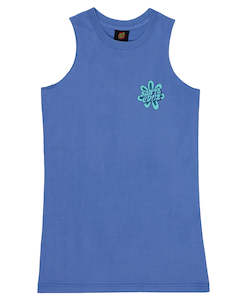 Santa Cruz Vibes Chest Muscle Dress Blue