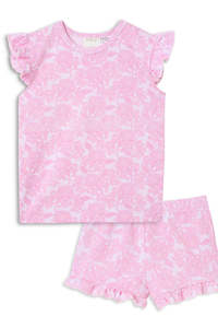 Girls Sleepwear: Milky Paisley PJs