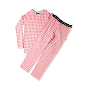 Hello Stranger Winter Pj's Pink Check