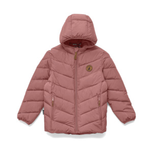 Girls Rainwear: Crywolf Eco Puffer Rosewood