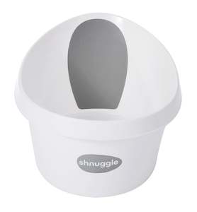 Shnuggle Toddler Bath White/Slate