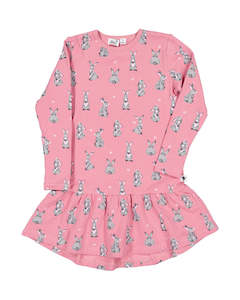 Girls Skirts Dresses: Radicool Bunnies Frill Dress *Pre-Order*