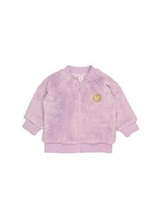 Girls Rainwear: Huxbaby Magical Unicorn Fur Jacket