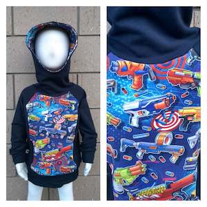 Baby wear: Nurf Blaster Inspired Hoodie   Sz3