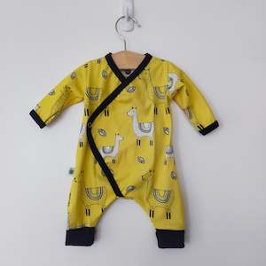 Baby wear: Prem Drama Llama Romper  4-6lb