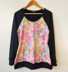 Tie Dye Raglan Crew Sz 18/20