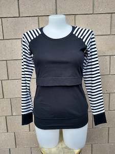 Size 12 Woman's Nursing Raglan Top