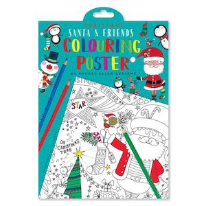 Rachel Ellen Christmas Colouring Poster