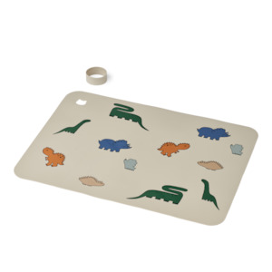 Liewood Jude Placemat | Dinosaurs Mist