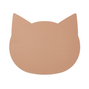 Liewood Aura Placemat - Cat Dark Rose