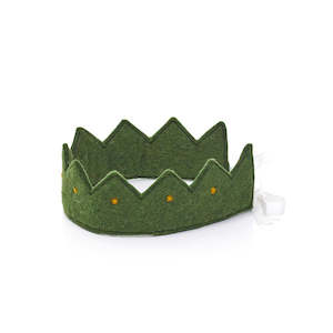 Gift: Muskhane Felt Crown | KUMARI Thin | Olive