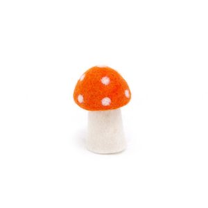 Muskhane Mushroom - Small 8cm - DOTTY Orange