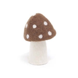 Muskhane Mushroom - Large 13cm - DOTTY Chestnut