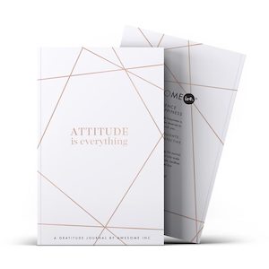 Mini Gratitude Journal for Adults & Teens - Attitude is Everything