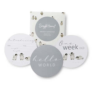 Reversible Milestone Cards | Penguin | 3 Pack