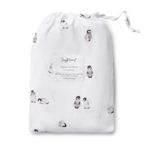 Fitted Cot Sheet | Penguin