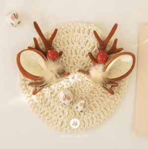 Christmas Cute Hair Clip Reindeer