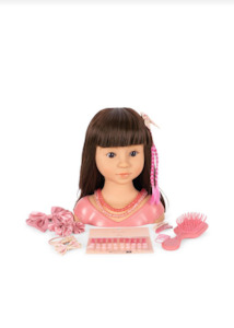 Konges Sløjd Doll Hair Salon Stella DARK BROWN