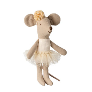 Maileg Mouse | Ballerina | LITTLE Sister Off White