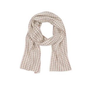 Houndstooth Scarf | Natural