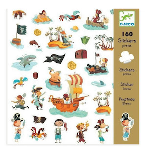 Djeco Stickers | Pirates 160pc