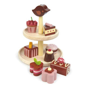 Tender Leaf Chocolate Bonbons Cake Stand