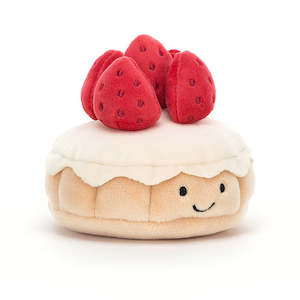 Jellycat Pretty Patisserie Tarte Aux Fraises Mini