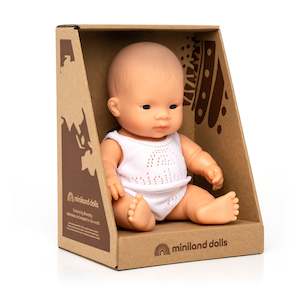 Miniland Baby Doll Asian GIRL 21cm