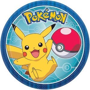 Furniture hiring: Pokemon Lunch Plates