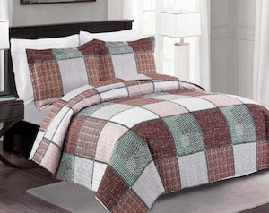 Brand New Luxury 3 Piece Quilted Bedspread 21