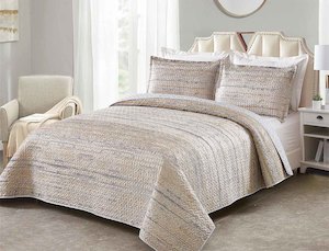 Brand New Luxury 3 Piece Quilted Bedspread B8