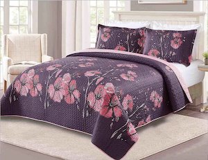 Brand New Luxury 3 Piece Quilted Bedspread B10