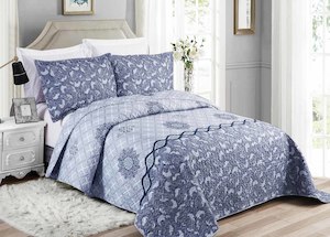 Luxury 3 Piece Quilted Bedspread 34