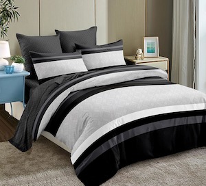 BRAND NEW 600 TC HIGH Quality 3P DUVET COVER SET with OXFORD PILLOW CASES style D16