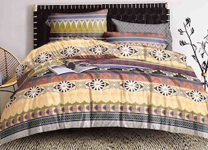 Household linen wholesaling: Quality 3P 1000 TC DUVET COVER SET style 04c