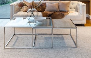 Prato square nesting coffee table