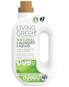 Laundry Liquid. Certified Natural, Ultra-Sensitive and Low Allergy, 2L.