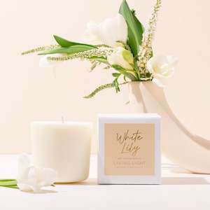 Clothing accessory: White Lily Soy Candle Refill - Large