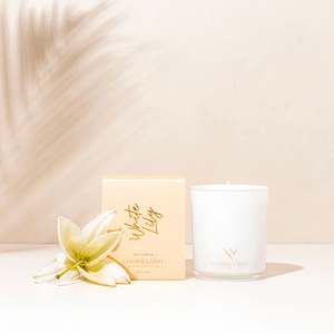 White Lily Soy Candle Large