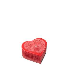 Clothing accessory: Pohutukawa Heart (Red) Candle - OUTLET