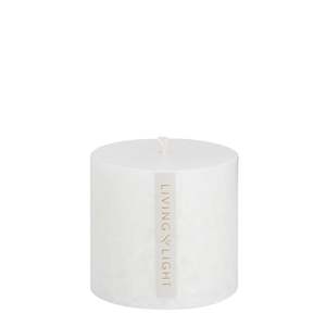 Pinot Blanc Pillar Candle (White) Small - OUTLET