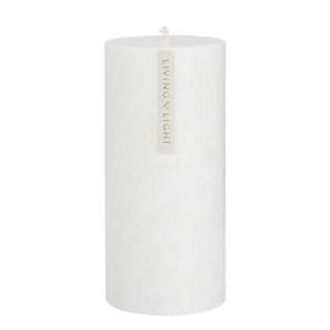 Pinot Blanc Pillar Candle (White) Large - OUTLET