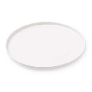 White Plate Round 25cm - OUTLET