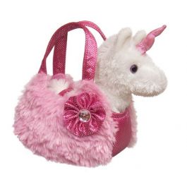 Fancy Pals Plush Pink Pet Carrier