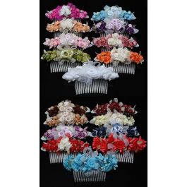 bridal wedding special occasion girls hair accessories crowns clips flower colourful kids