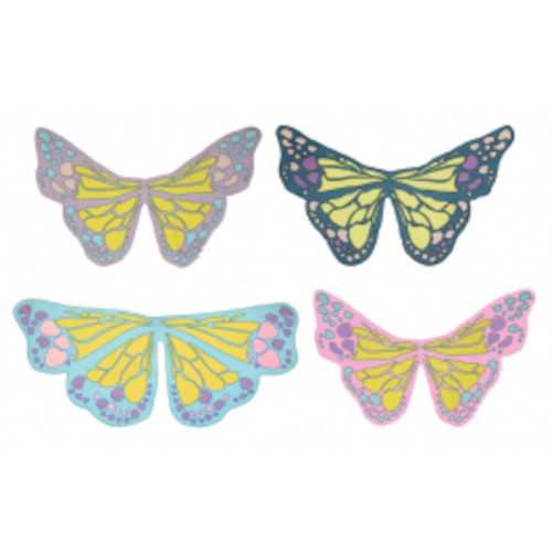 Design services: Chiffon Butterfly wings elastic one size kids pink purple blue multicoloured